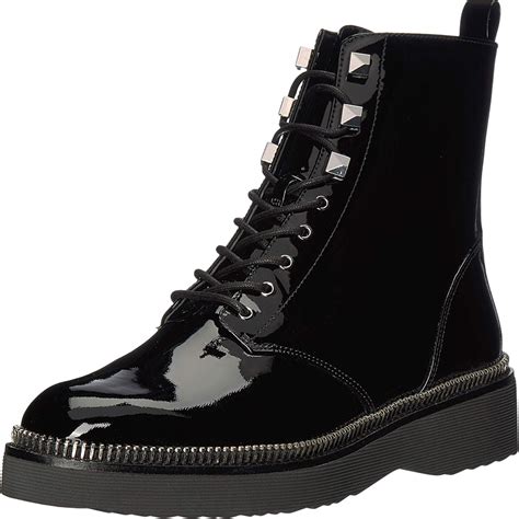 michael michael kors haskell patent leather combat boot|Haskell Leather Combat Boot .